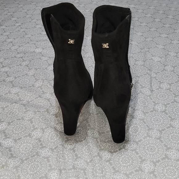 Sam Edelman Sia Bootie Black Suede 9 1/2 - Picture 5 of 7